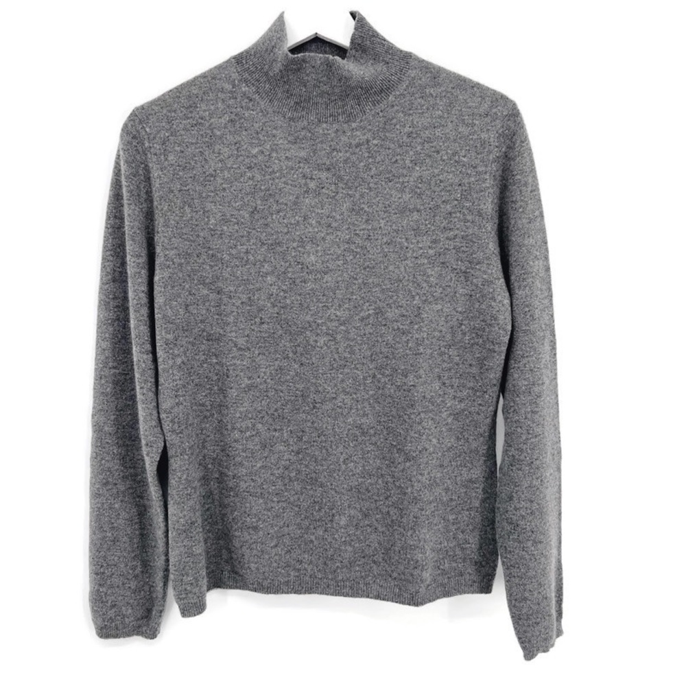 Neiman Marcus Cashmere Collection Mock neck Sweater